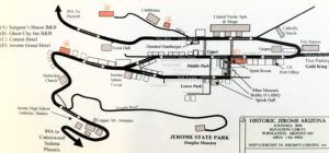 Historic Jerome Lodging Map