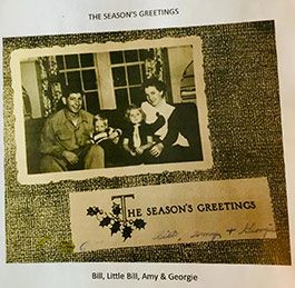 Dr. McKinley’s family Christmas card image from inside TSH Dr. Arthur Carlson