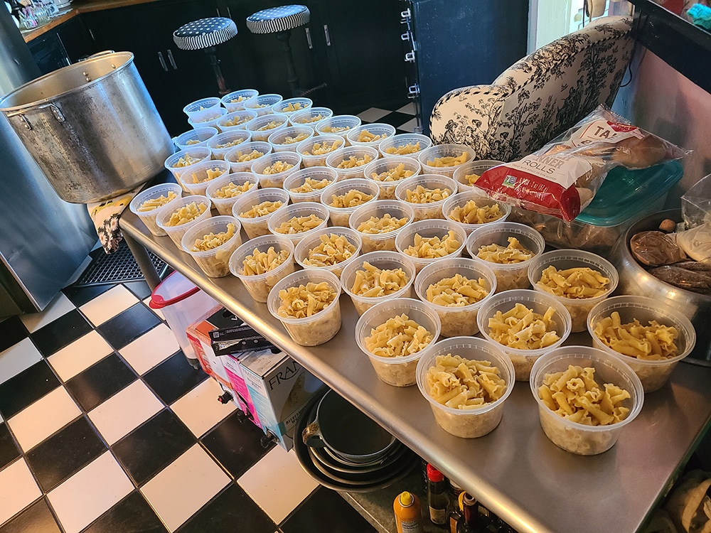 8 lbs. of pasta