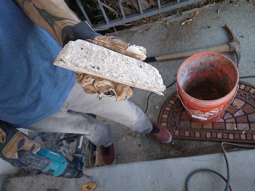 thickness of concrete 10-23-22