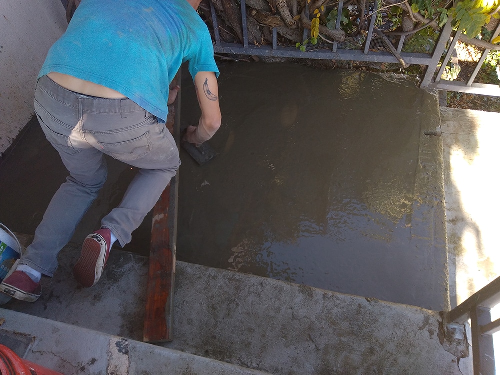 concrete pour 1 11-4-22