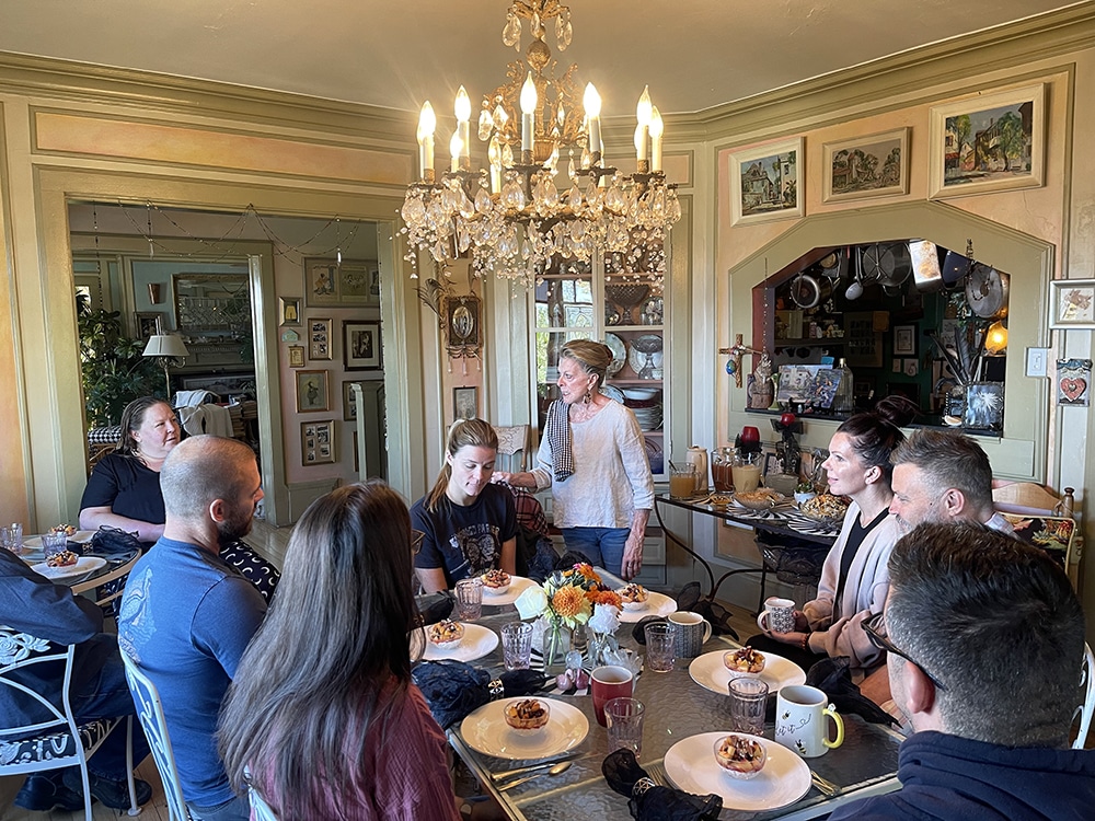 Breakfast guests at The Surgeon's House, Jerome's Best Place to Stay!